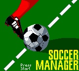 Soccer Manager Title Screen